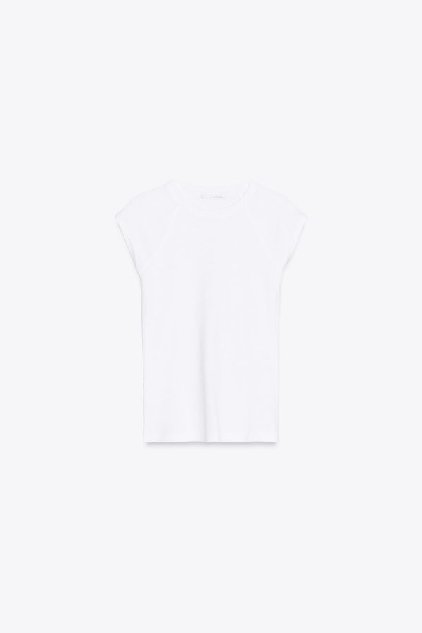 SOLUK EFEKTLİ PAMUKLU T-SHIRT - از برند زارا
