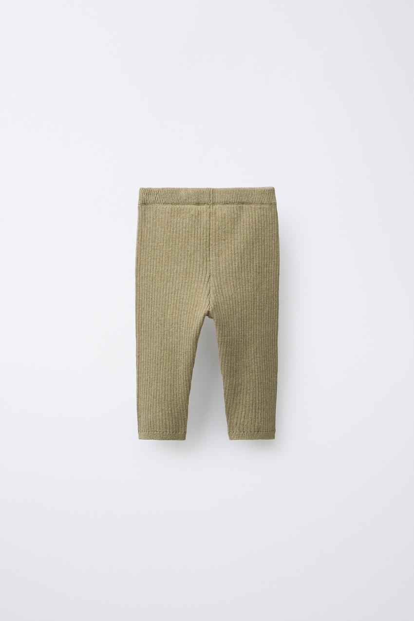 تایت کمر الاستیک با آستین دکمهدار از برند زارا (بچه گانه)