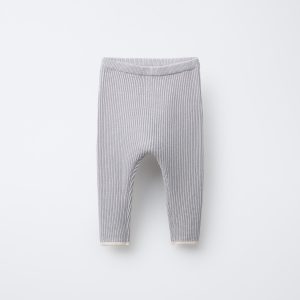 شلوار بلی الاستیک با نوار رنگی از برند زارا (بچه گانه)