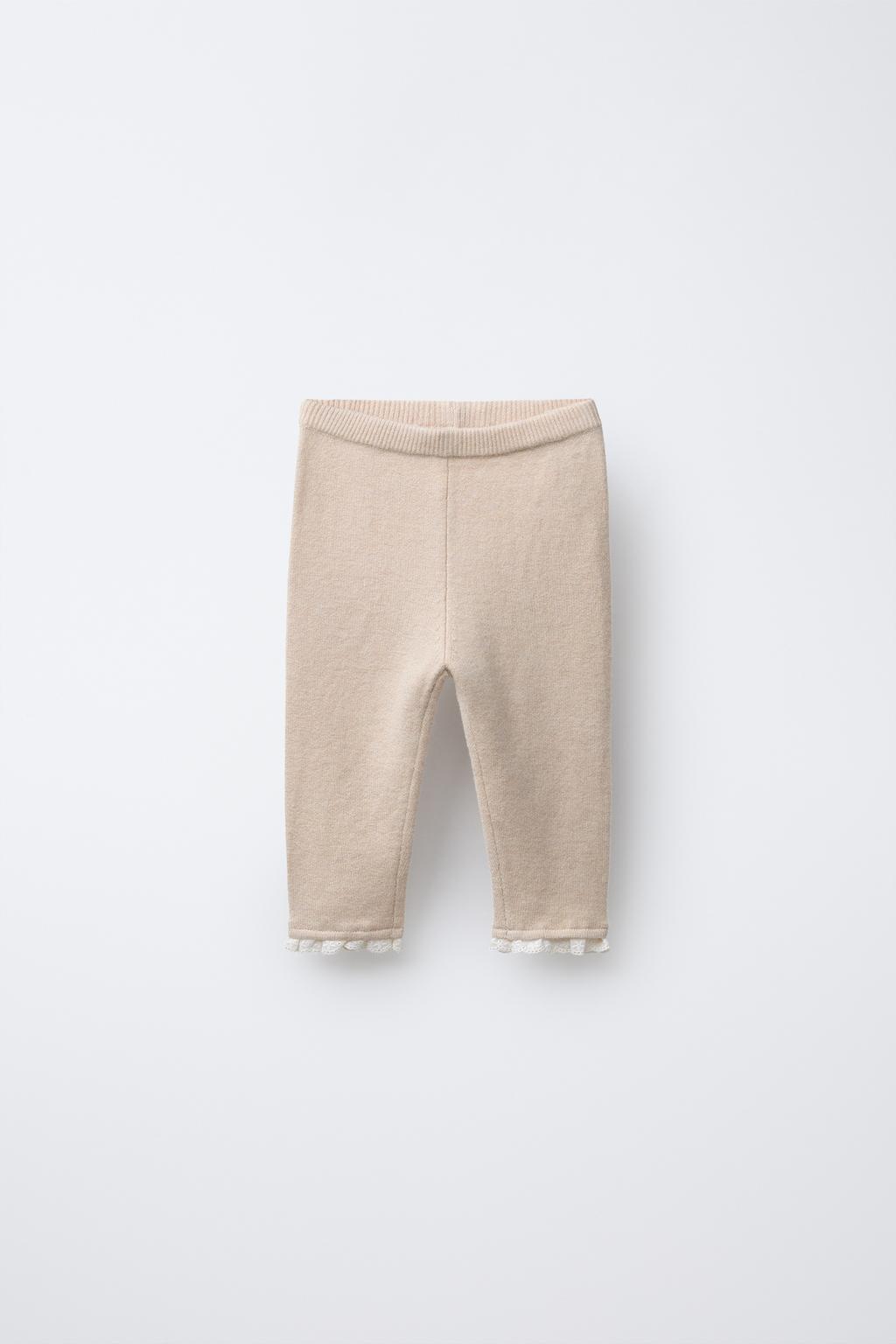 تیشرت یقهدار گلدوزی شده با شلوارک د از برند زارا (بچه گانه)