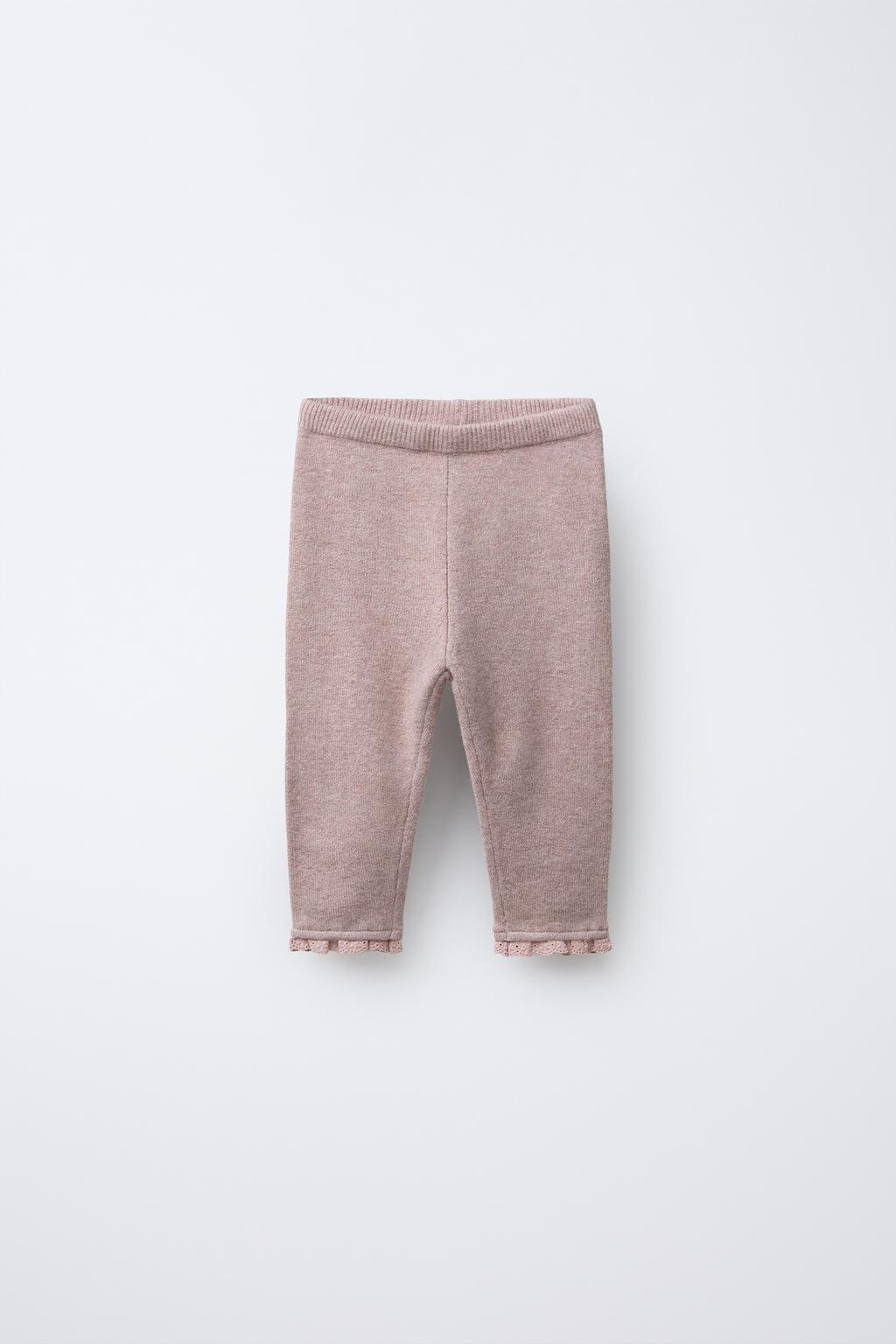 تیشرت یقهدار گلدوزی شده با شلوارک د از برند زارا (بچه گانه)