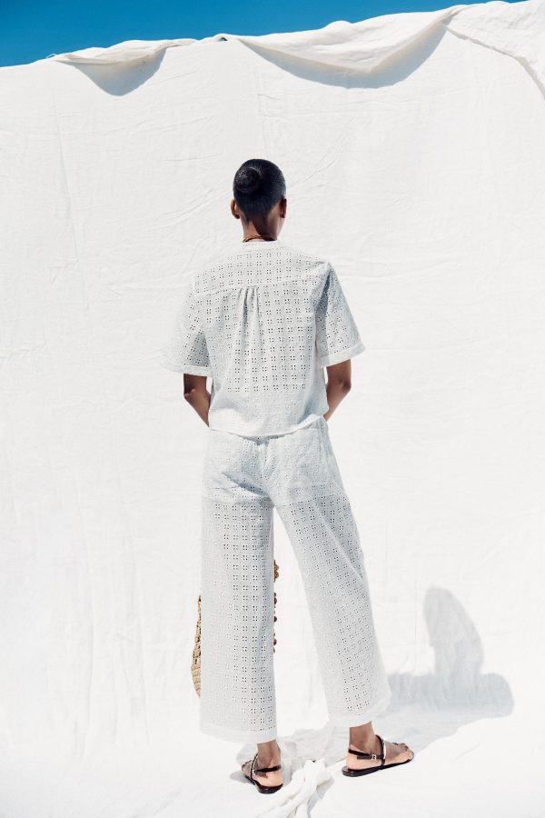 FİSTO İŞLEMELİ CULOTTE PANTOLON - از برند زارا