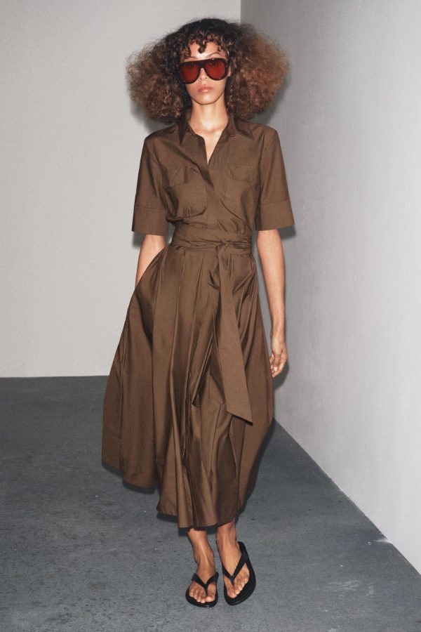 ZW COLLECTION POPLİN ELBİSE - از برند زارا