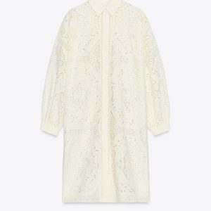 پیراهن بلند زنانه با گلدوزی از برند زارا (زنانه)