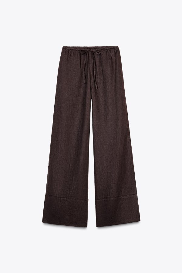 ZW COLLECTION %100 KETEN PALAZZO PANTOLON - از برند زارا