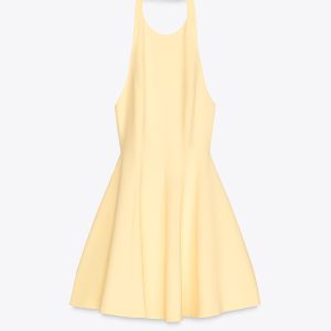 پیراهن کلوش یقه هالتر پشت باز از برند زارا (زنانه)