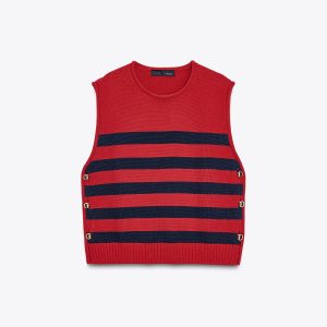 ژاکت بافتنی یقه دکمه‌دار - برند زارا (زنانه)