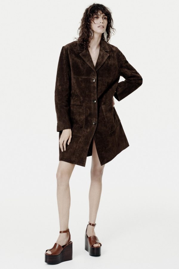 %100 ÜET DERİ KABAN ZW COLLECTION LIMITED EDITION - از برند زارا