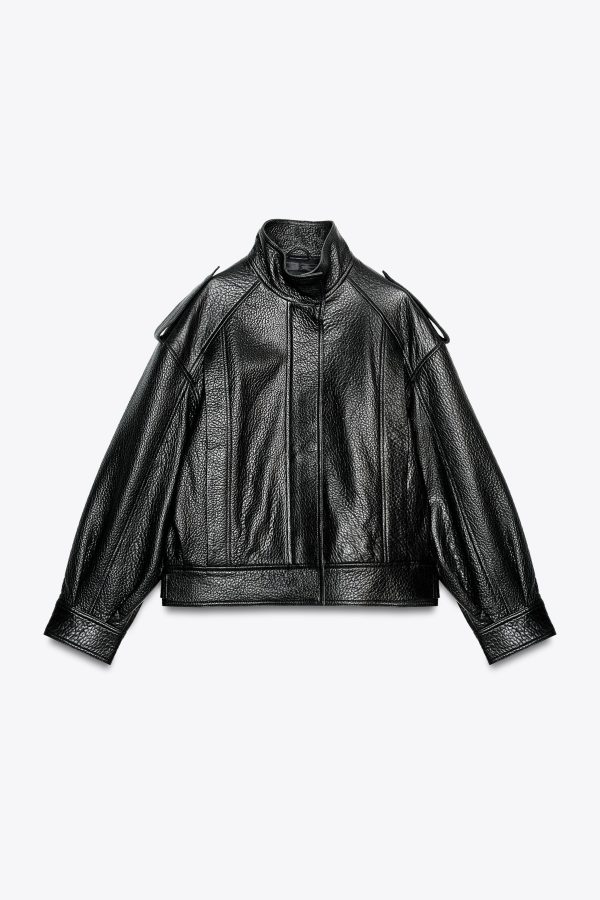 DERİ BOMBER CEKET ZW COLLECTION İİTED EDİTİON - از برند زارا