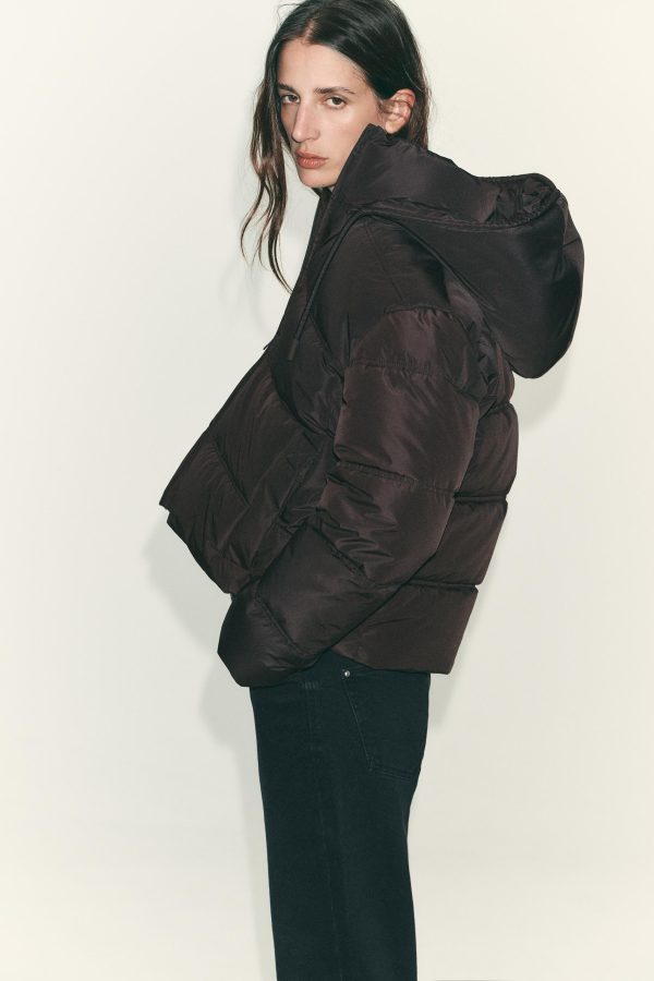 KISA KAPİTONE ANORAK, SU VE RÜZGAR KORUMALI - از برند زارا