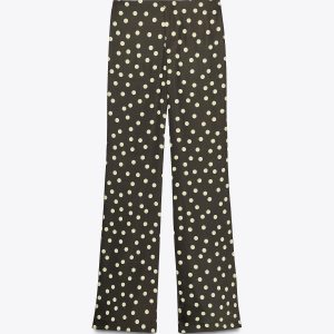 شلوار متوسط بلندی با پارچه ساتن از برند زارا (زنانه)