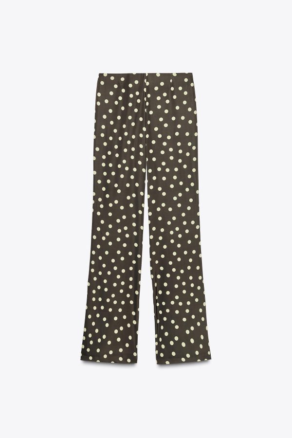 SATEN YÜZEYLİ ÇAN PAÇA PANTOLON - از برند زارا