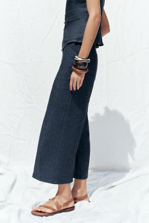 CULOTTE KETEN PANTOLON - از برند زارا