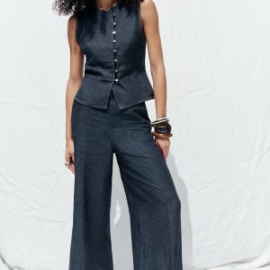 CULOTTE KETEN PANTOLON - از برند زارا