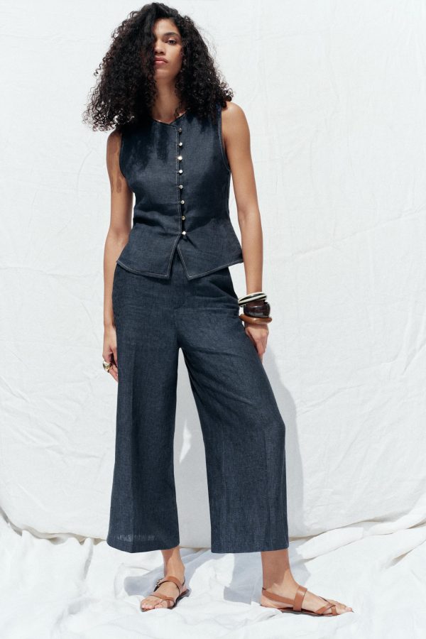 CULOTTE KETEN PANTOLON - از برند زارا