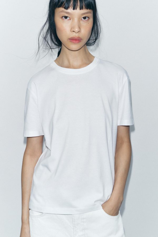 PAMUKLU BASIC T-SHIRT - از برند زارا