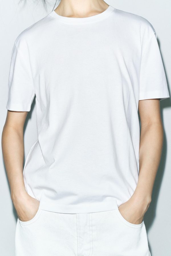 PAMUKLU BASIC T-SHIRT - از برند زارا