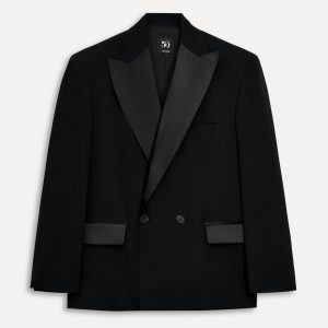 بلزر پشمی نازک با یقه چاکدار از برند زارا (زنانه)