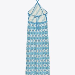 پیراهن هالتر با بند نازک و فلزی از برند زارا (زنانه)