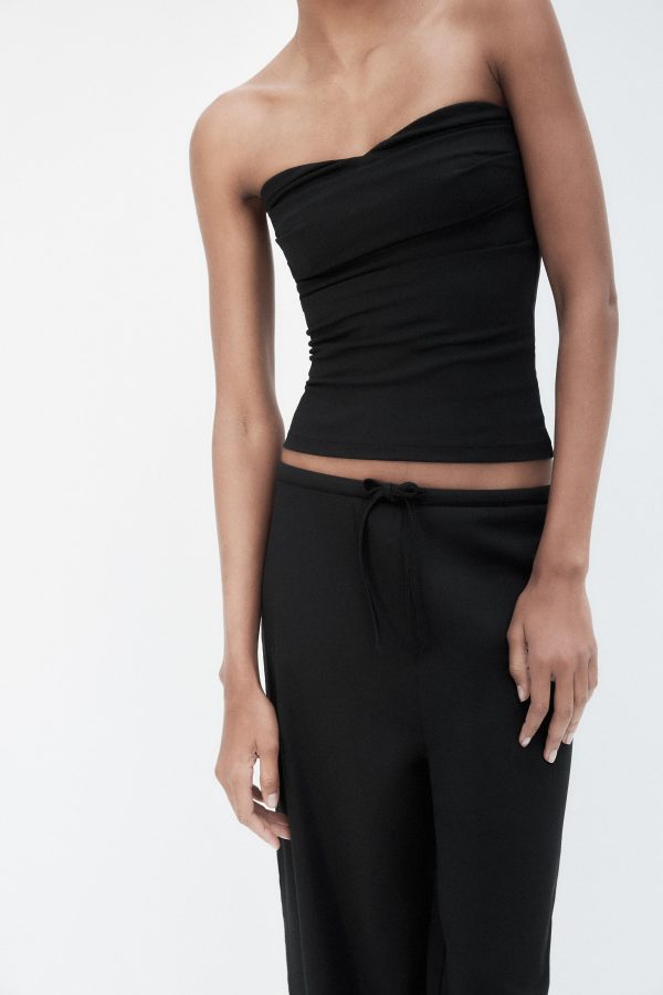 DOKULU BANDEAU TOP - از برند زارا