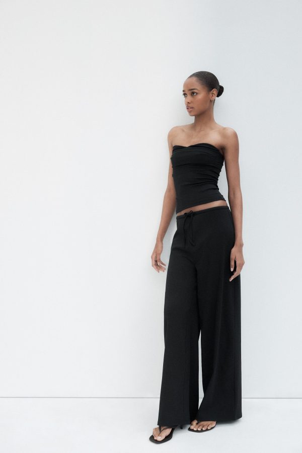 DOKULU BANDEAU TOP - از برند زارا
