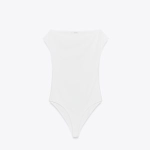 بدن‌نما یقه قایقی با دکمه فشاری از برند زارا (زنانه)