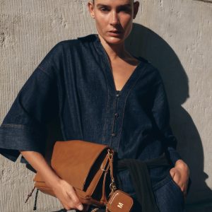 DENIM GÖRÜNÜMLÜ DÜĞMELİ GÖMLEK - از برند زارا