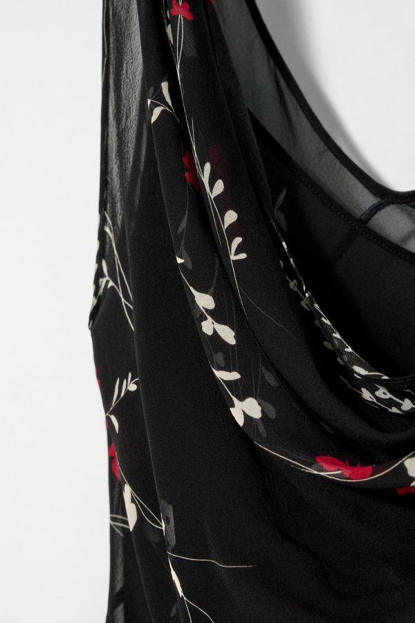 DESENLİ İPEK ELBİSE KATE MOSS X ZARA - از برند زارا