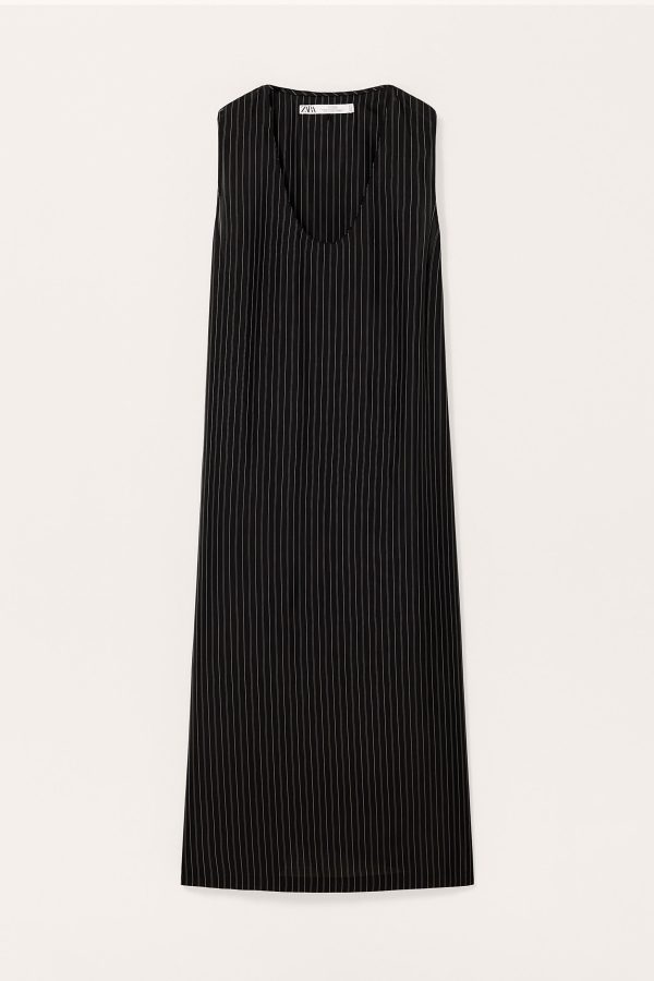 LIMITED EDITION ÇİZGİİ UZUN ELBİSE - از برند زارا