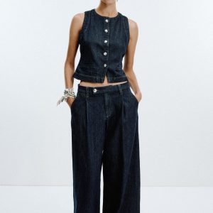Z1975 ORTA BEL GENİŞ PAÇA JEAN - از برند زارا