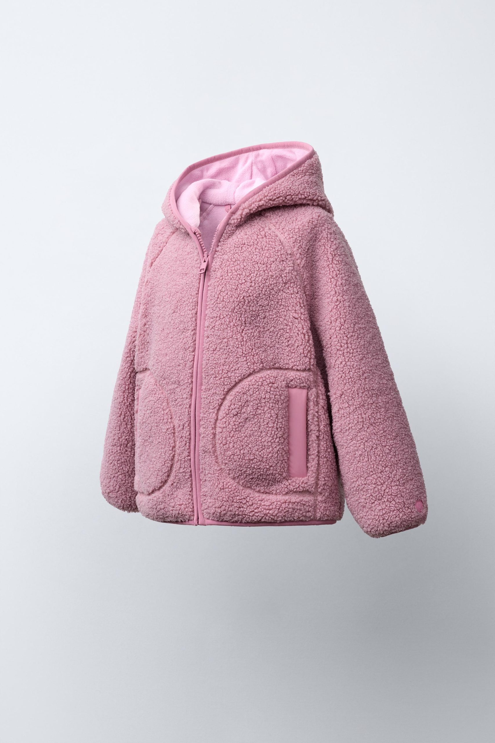 کت جکیتی پشمی با کلاه و زیپ از برند زارا (بچه گانه)