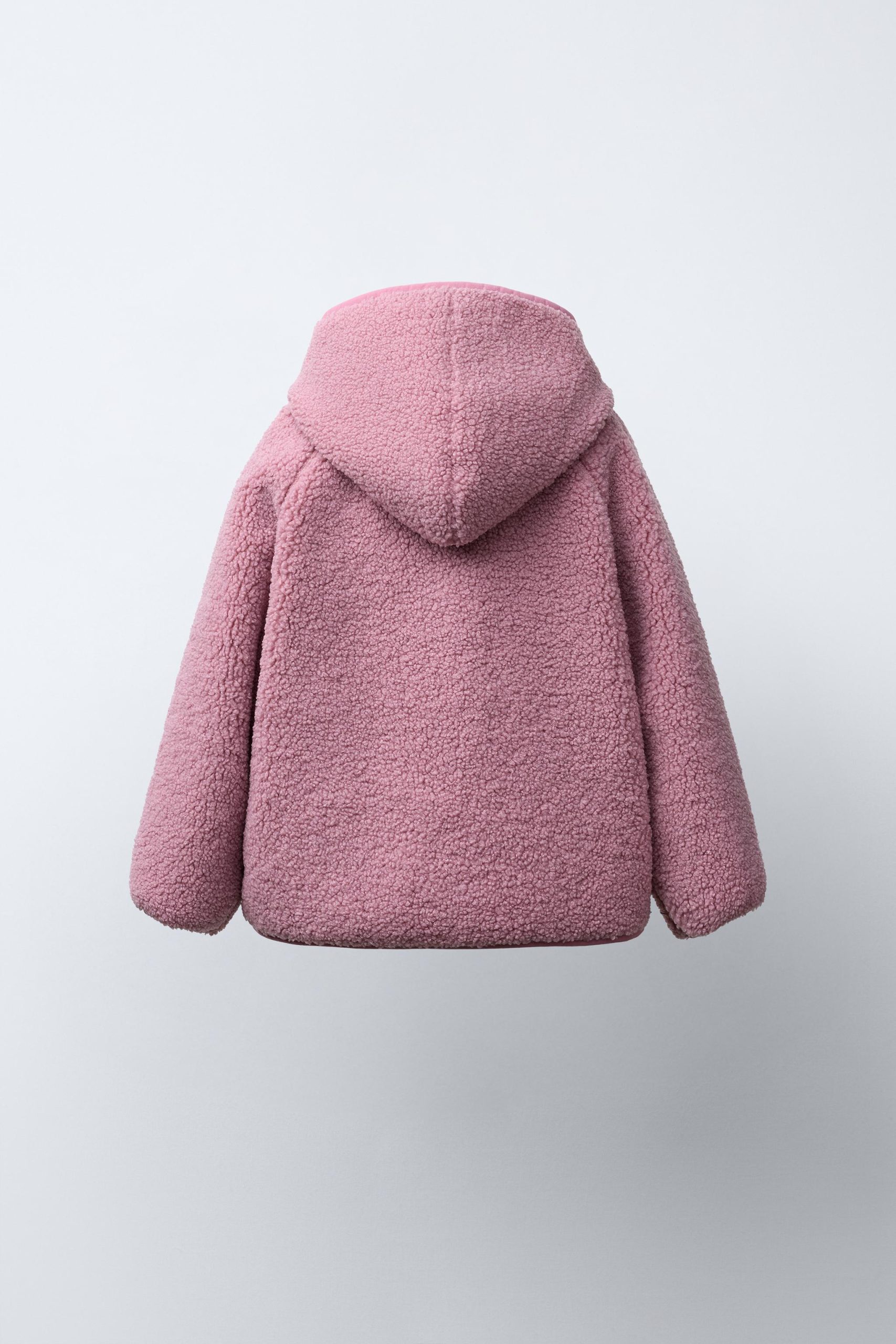 کت جکیتی پشمی با کلاه و زیپ از برند زارا (بچه گانه)