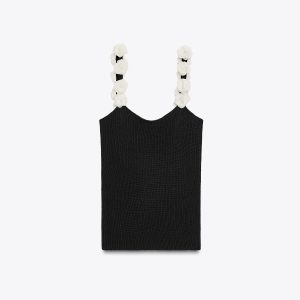 تاپ یقه‌دار گل‌دار با بند مرواریدی از برند زارا (زنانه)