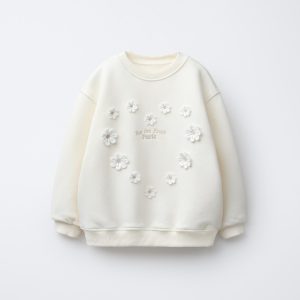 سویشرت آستین بلند گلدوزی شده از برند زارا