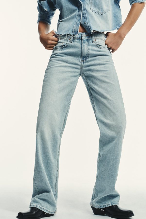 TRF ORTA BEL WIDE-LEG JEAN - از برند زارا