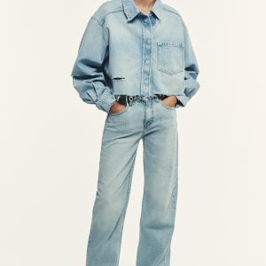 TRF ORTA BEL WIDE-LEG JEAN - از برند زارا
