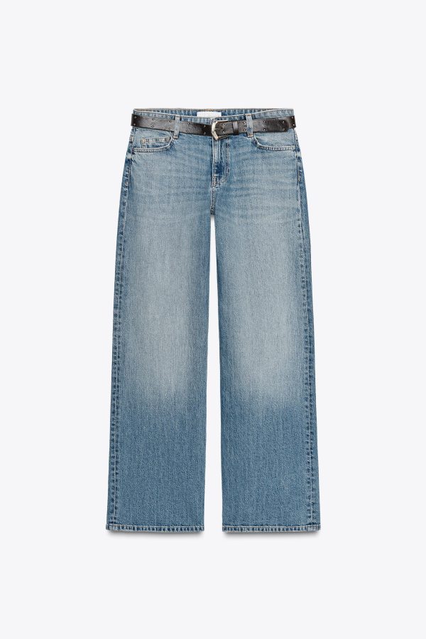 KEMERLİ Z1975 STRAIGHT FIT ORTA BEL JEAN - از برند زارا