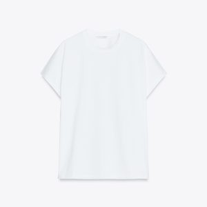 تی‌شرت پنبه‌ای یقه گرد و فیت معمولی از برند زارا (زنانه)