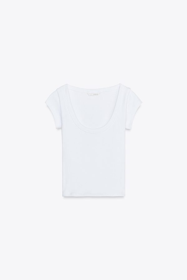 BİİKLET YAKA T-SHIRT - از برند زارا