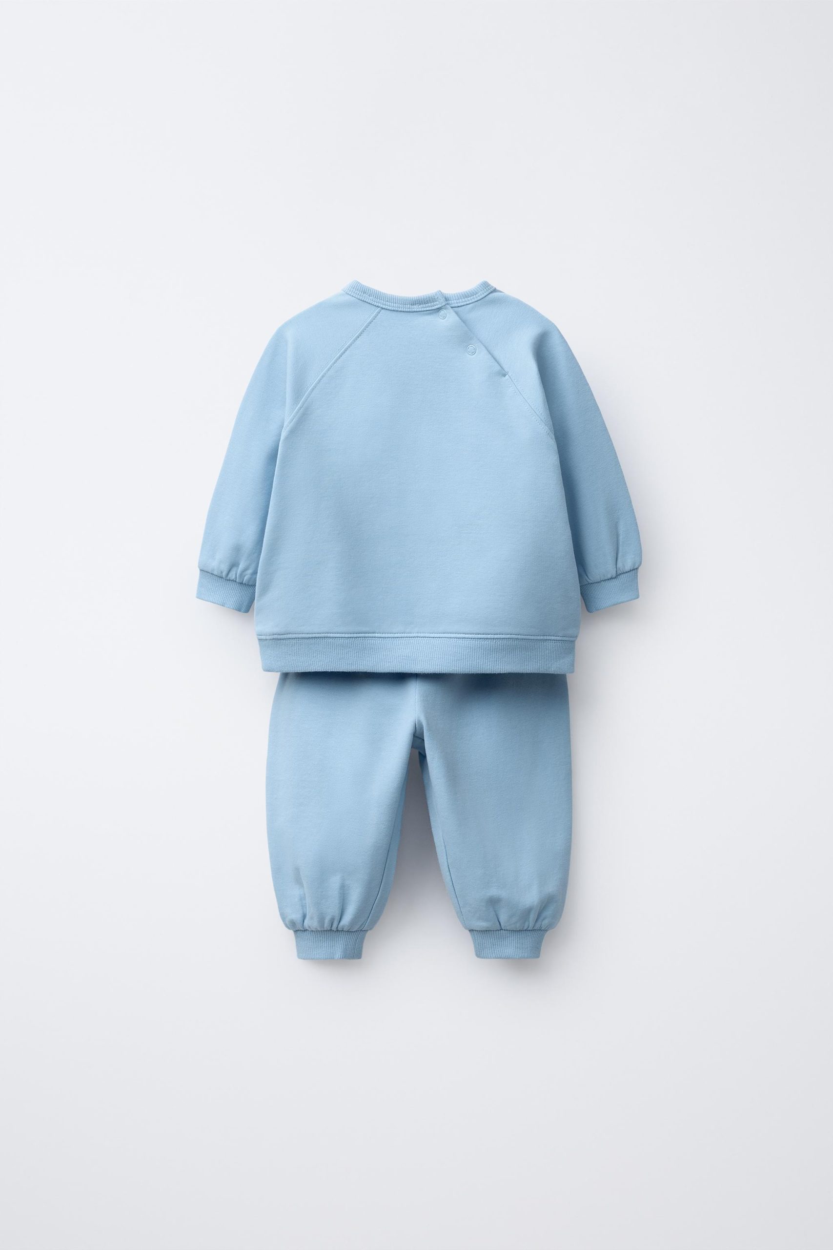 ست سویشرت و شلوار جگر پنبهای از برند زارا (بچه گانه)