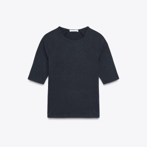 تی‌شرت کوتاه‌دامن یقه دوچرخه‌ای نرم از برند زارا (زنانه)