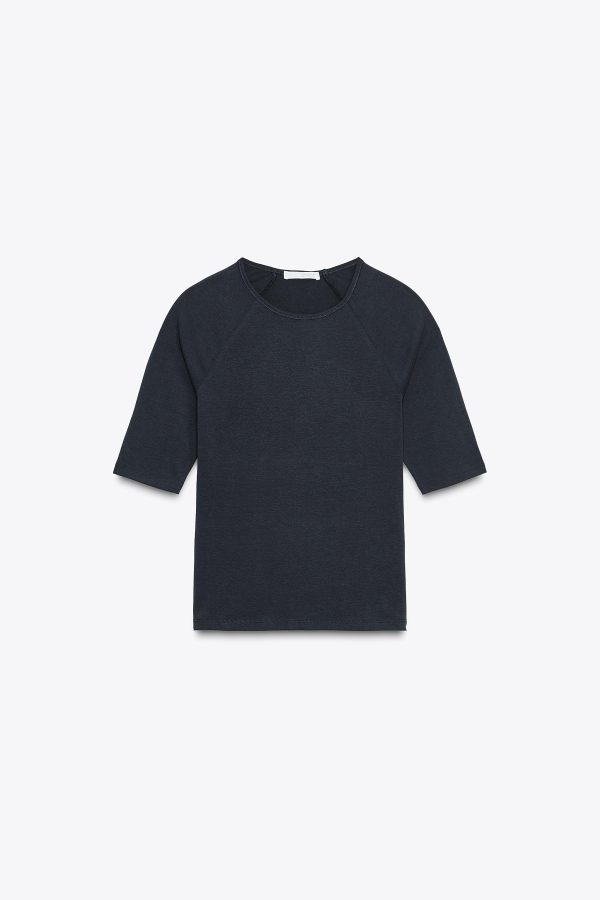 YUMUŞAK DOKULU T-SHIRT - از برند زارا