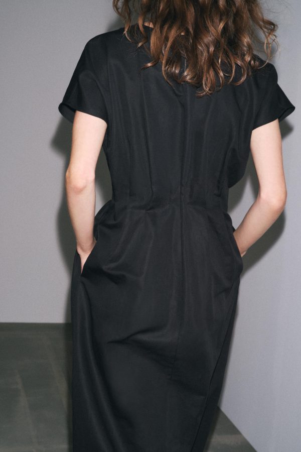ZW COLLECTION İDİ PLİSELİ ELBİSE - از برند زارا
