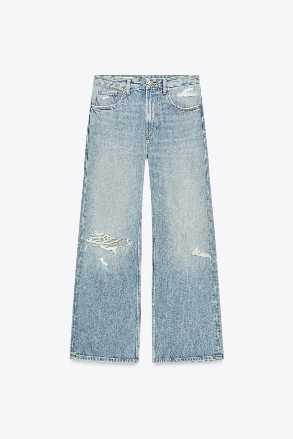 ORTA BEL YIRTMAÇLI TRF BOYFRIEND JEAN - از برند زارا