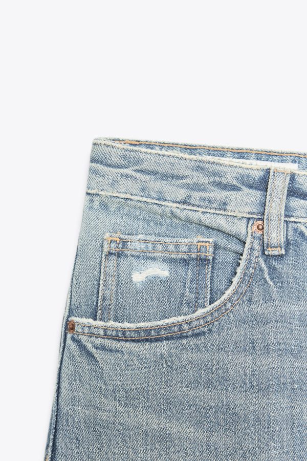 ORTA BEL YIRTMAÇLI TRF BOYFRIEND JEAN - از برند زارا