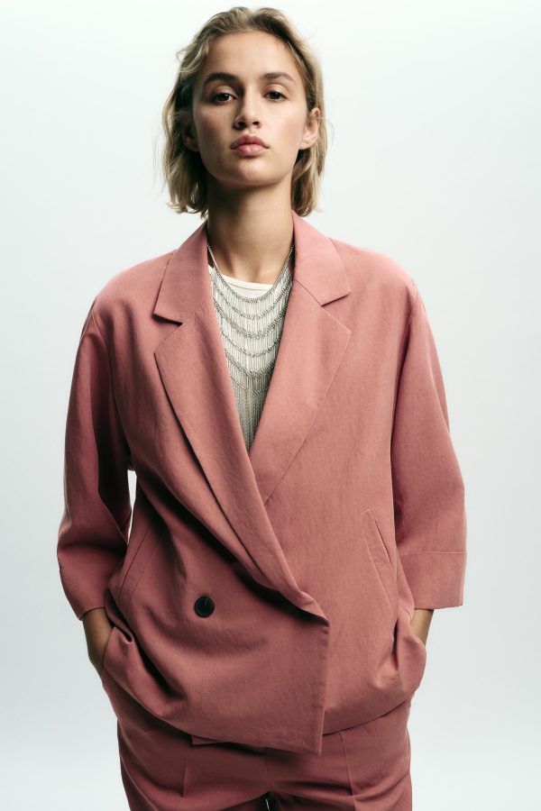 FRANSIZ KOL KRUVAZE BLAZER - از برند زارا