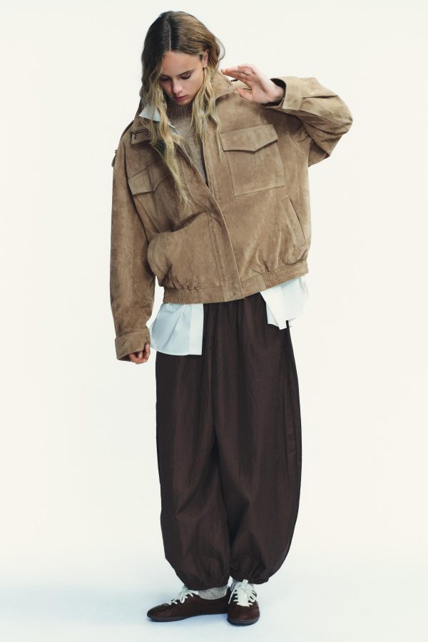 NYLON ŞALVAR PANTOLON - از برند زارا