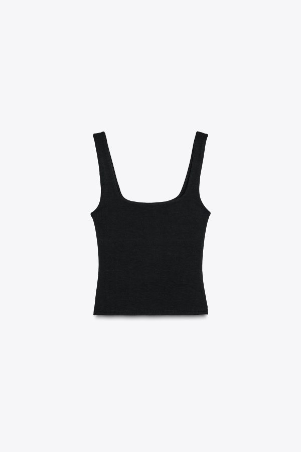 GENİŞ ASKILI T-SHIRT - از برند زارا