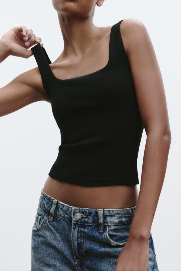 GENİŞ ASKILI T-SHIRT - از برند زارا
