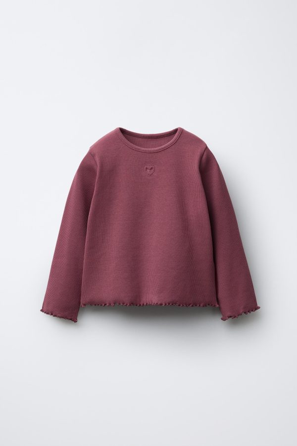 KALP DESENLİ FİTİLLİ T-SHIRT - از برند زارا